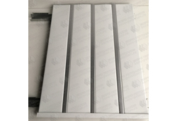 Реечный потолок Бард ППР-83 (0102 белый матовый/0205 серебро металлик)