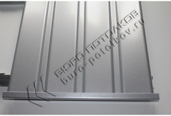Реечный потолок Бард ППР-84 (0205 серебро металлик / 0205 серебро металлик)