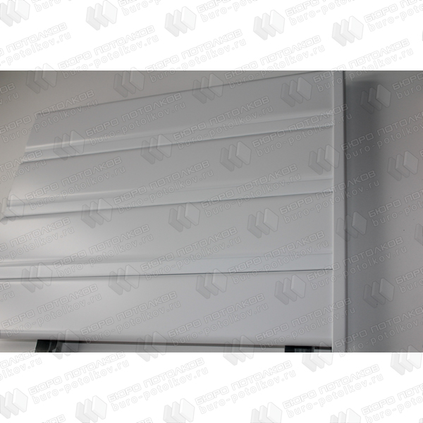 Комплект реечного потолка для туалета 1,72х1,20 м ППР-84 (0102 белый матовый/0102 белый матовый)