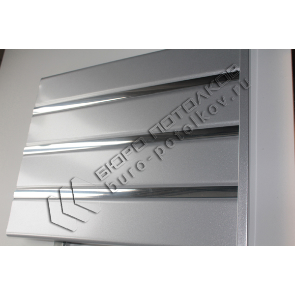 Реечный потолок Бард ППР-84 (0205 серебро металлик / 0401 хром зеркальный)