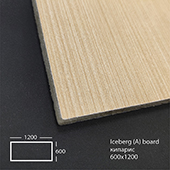 Акустический потолок Iceberg (A) 600х1200х20 кипарис