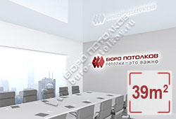Натяжной потолок L88 гейнсборо глянцевый (лак) 39 м2 (MSD Premium)
