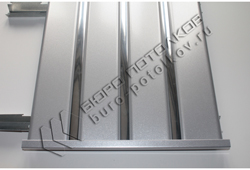 Реечный потолок Бард ППР-84 (0205 серебро металлик / 0401 хром зеркальный)