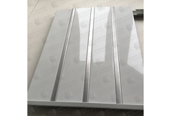 Реечный потолок Бард ППР-83 (0101 белый глянец/0205 серебро металлик)