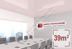 Натяжной потолок L93 пыльная буря глянцевый (лак) 39 м2 (MSD Premium)