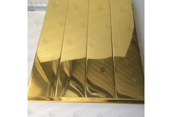 Реечный потолок Бард ППР-100КФ (0402 золото зеркальный/без вставки)