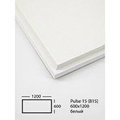 Акустическая потолочная панель Pulse 15 (В15) 600x1200x15 белая